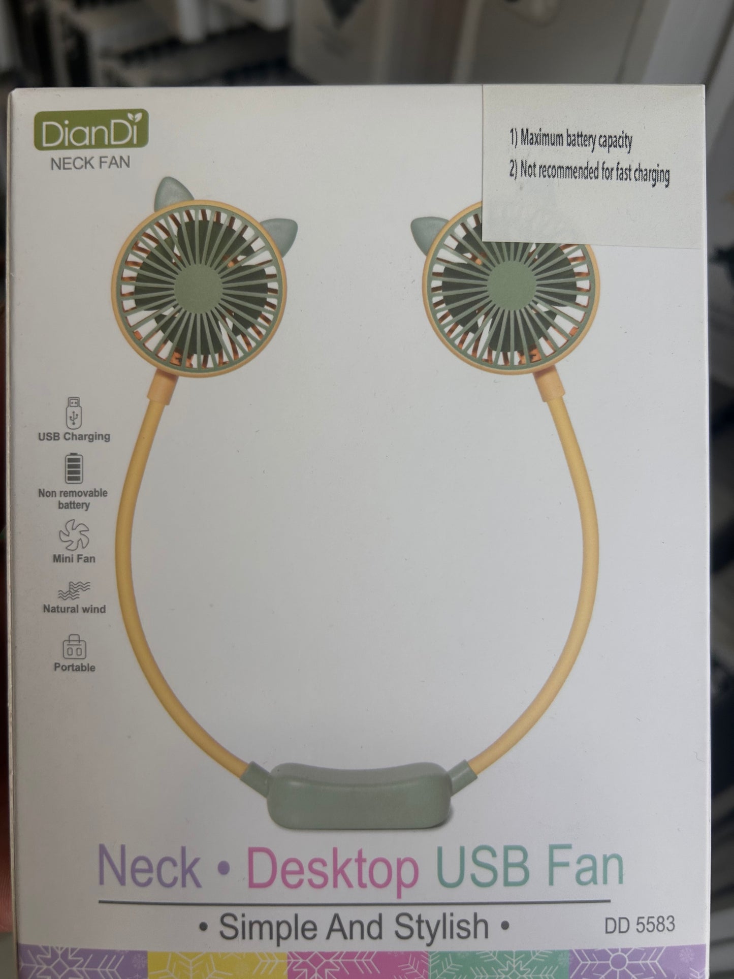 Mini ventilateur portable USB