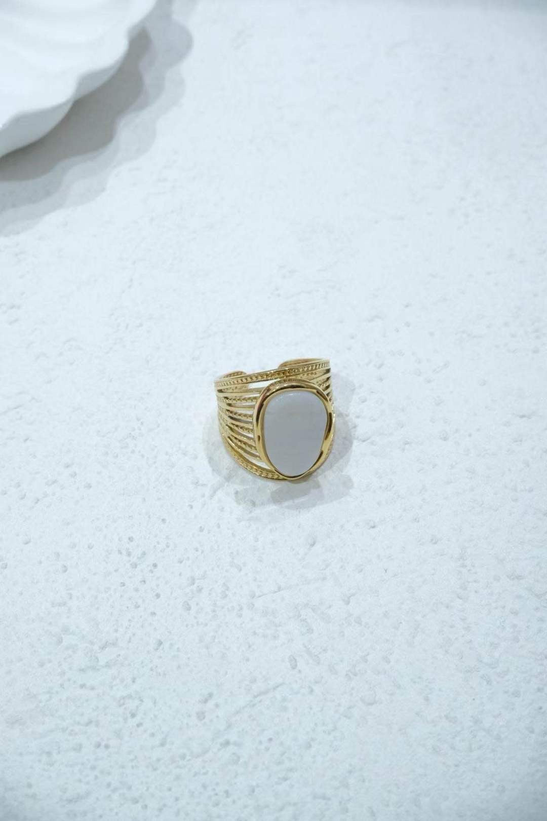 Bague en acier Inoxydable,, taille réglable